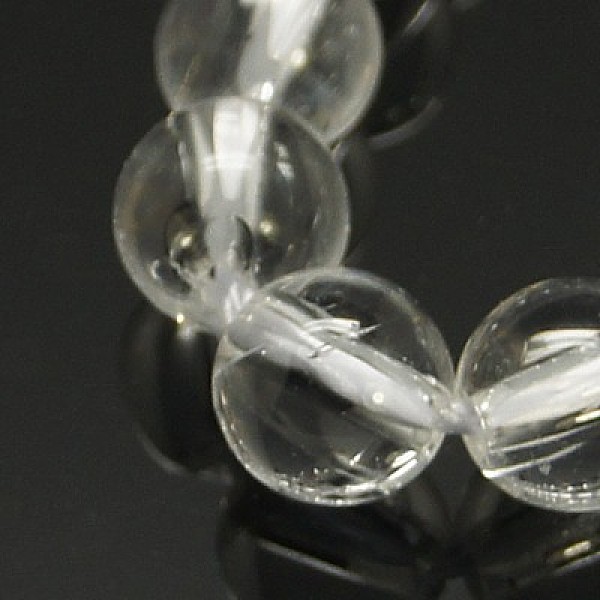 Natural Quartz Crystal Beads Strands