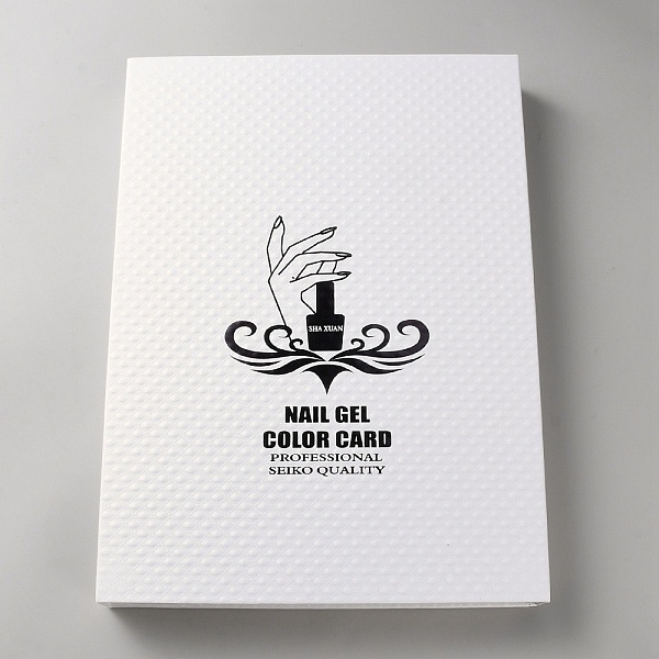 ABSプラスチックネイルサンプルディスプレイブック