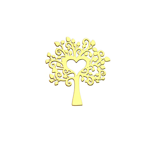 

PandaHall Brass Self Adhesive Decorative Stickers, Golden Plated Metal Decals, for DIY Epoxy Resin Crafts, Tree, 30mm Brass Tree