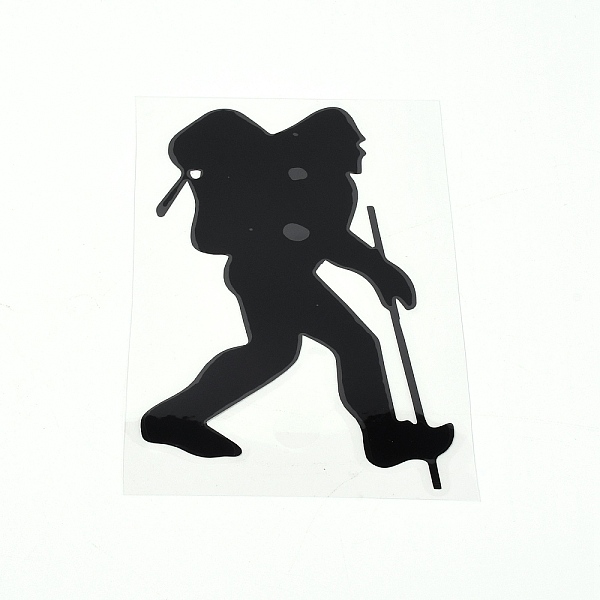 

PandaHall PET Sticker Car Decoration, Face Car Sticker, for Car Decoration, Monkey, Black, 136x88x0.3mm Plastic Monkey Black