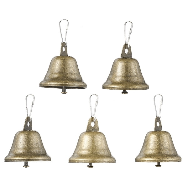 

PandaHall Iron Bell Pendants, Bell, Antique Bronze, 59mm Iron Bell