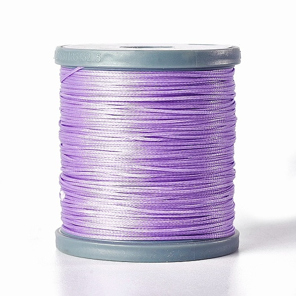 

PandaHall Waxed Polyester Cord, Micro Macrame Cord, Bracelets Making Cord, for Leather Projects, Handcraft, Bookbinding, Flat, Lilac..., Purple
