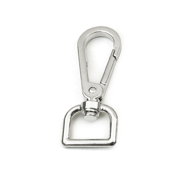 

PandaHall Zinc Alloy Swivel Clasps, Swivel Snap Hook, for Purse Making, Platinum, 5.9x2.3cm, Hole: 16x9mm Alloy