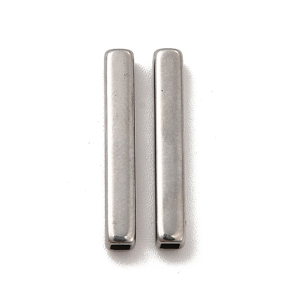 

PandaHall 304 Stainless Steel Beads, Rectangle, Stainless Steel Color, 20x3x3mm, Hole: 1.8x1.8mm 304 Stainless Steel Rectangle