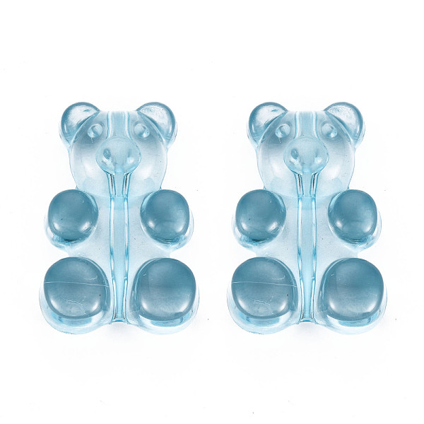 

PandaHall Transparent Acrylic Beads, Bear, Mixed Color, 29x19x8mm, Hole: 1.6mm Acrylic Bear Multicolor