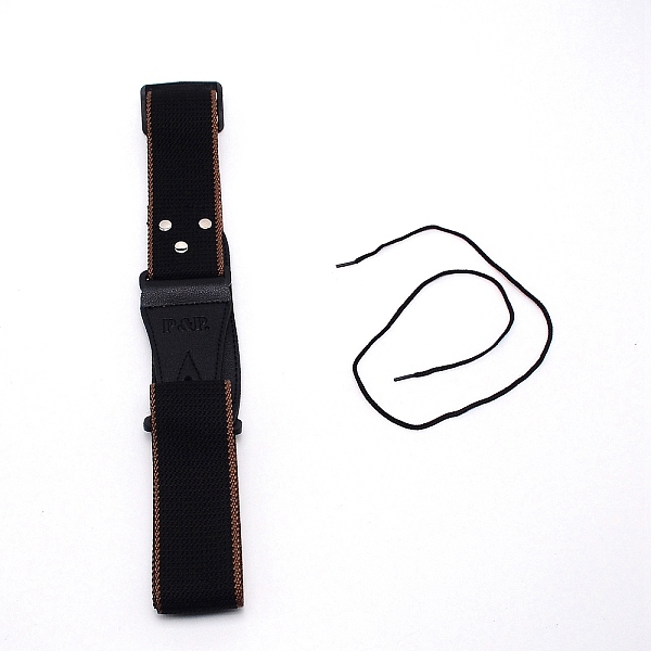 

PandaHall Polyester with PU Leather Strap, with Cotton & Plastic Rope, for Guitar, Ukulele Handle, Black, 868~1420x60.5x12mm Polyester Black