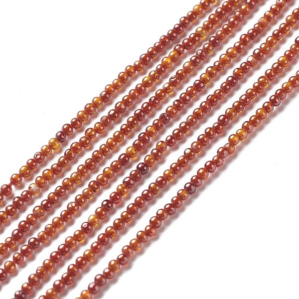 

PandaHall Cubic Zirconia Bead Strands, Round, Saddle Brown, 2~2.5mm, Hole: 0.6mm, about 193pcs/strand, 14.57~15.08 inch (37~38.3cm) Cubic...