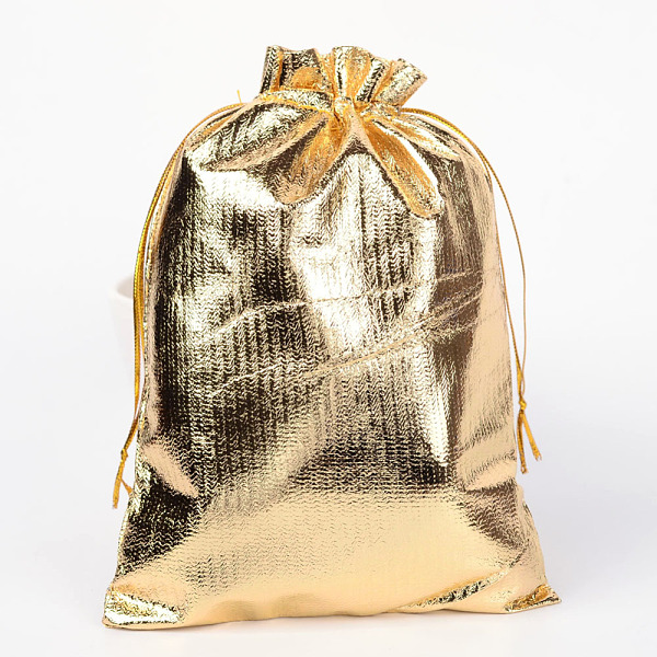 

PandaHall Organza Bags, Rectangle, Gold, 18x13cm Organza Rectangle Gold