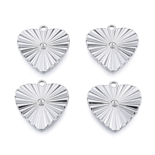 

PandaHall 304 Stainless Steel Pendant Rhinestone Settings, Heart, Stainless Steel Color, Fit For 1.2mm Rhinestone, 18.5x18x1.5mm, Hole...