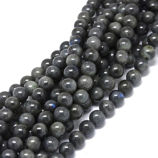 

PandaHall Natural Larvikite Beads Strands, Round, 10~10.5mm, Hole: 1mm, about 39pcs/strand, 15.55 inch(39.5cm) Larvikite Round