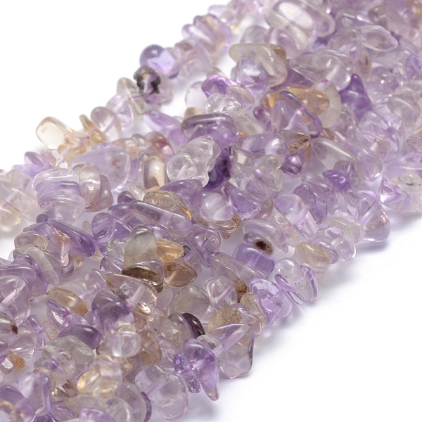 

PandaHall Natural Ametrine Beads Strands, Chip, 5~8mm, Hole: 0.8mm, about 16 inch(40.6cm) Ametrine Chip