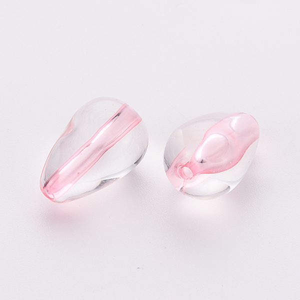 

PandaHall Transparent Acrylic Beads, Teardrop, Pink, 14.5x9.5mm, Hole: 1.6mm, about 600pcs/500g Acrylic Teardrop Pink