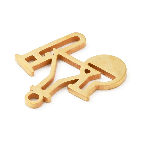 

PandaHall 201 Stainless Steel Pendants, Hollow, Lab Supplies, Golden, 15x15x1mm, Hole: 1.4mm 201 Stainless Steel Others