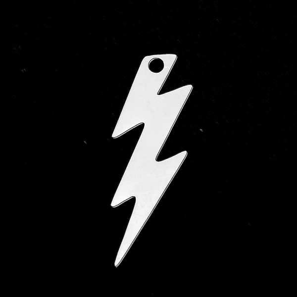 

PandaHall 201 Stainless Steel Pendants, Laser Cut, Lightning, Stainless Steel Color, 29x10x1mm, Hole: 1.8mm 201 Stainless Steel Lightning...