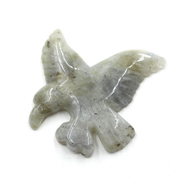 

PandaHall Carved Natural Labradorite Pendants, Eagle, 40x40x8mm Labradorite Eagle