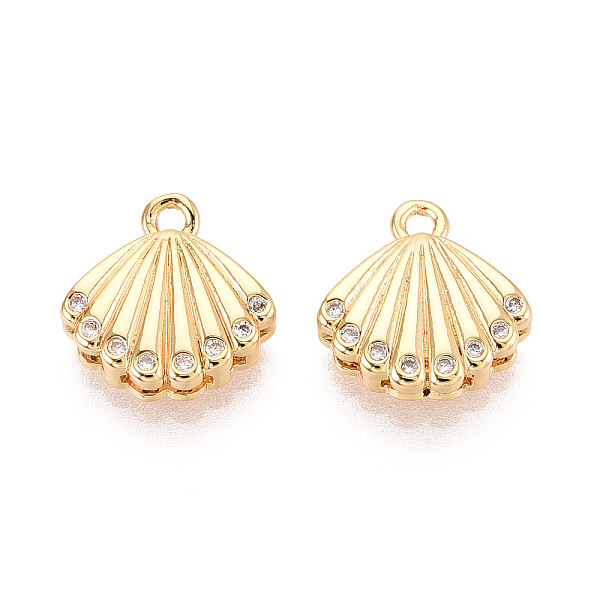 Brass Micro Pave Cl… - image