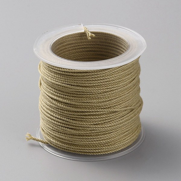 

PandaHall 28M Cotton Cord, Braided Rope, with Plastic Reel, for Wall Hanging, Crafts, Gift Wrapping, Dark Khaki, 1mm, about 30.62 Yards...