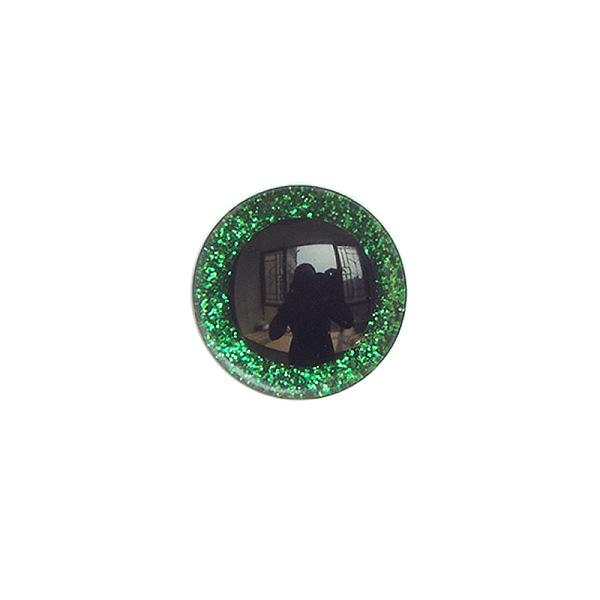 

PandaHall Craft Resin Doll Eyes, Stuffed Toy Eyes, Safety Eyes, with 2Pcs Washers, Half Round, Green, 10mm Resin Half Round Green