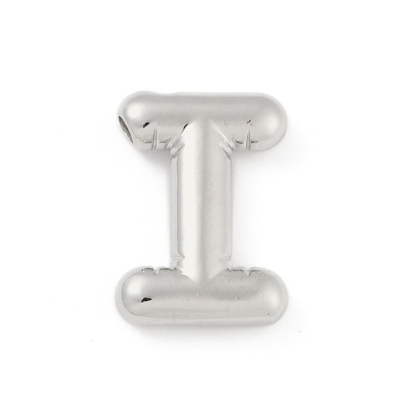 

PandaHall Rack Plating Brass Pendants, Long-Lasting Plated, Lead Free & Cadmium Free, Platinum, Letter I, 17.5x12x4mm, Hole: 1.8mm Brass...
