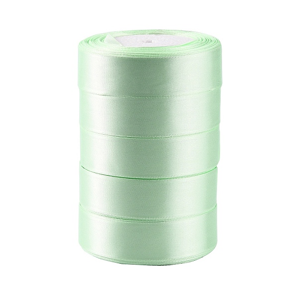 

PandaHall Single Face Satin Ribbon, Polyester Ribbon, Spring Green, 1 inch(25mm) wide, 25yards/roll(22.86m/roll), 5rolls/group...
