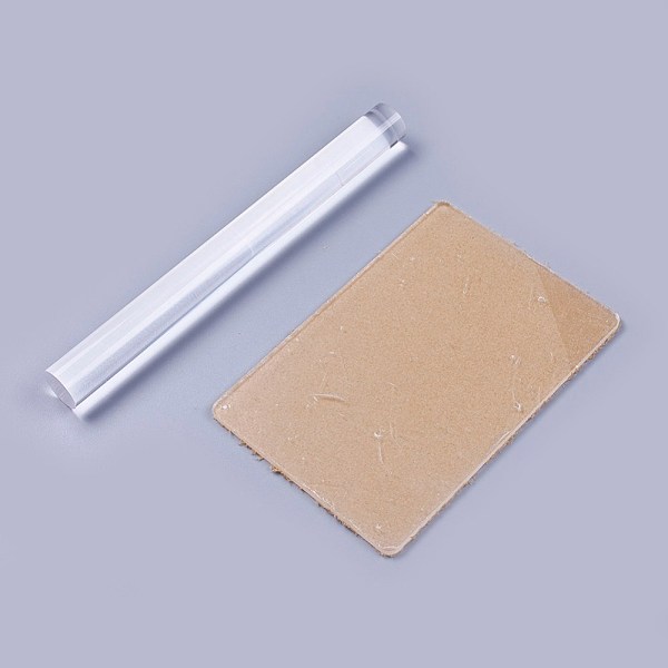 

PandaHall Acrylic Clay Roller, 20x2cm, 14.8x10x0.35cm Acrylic