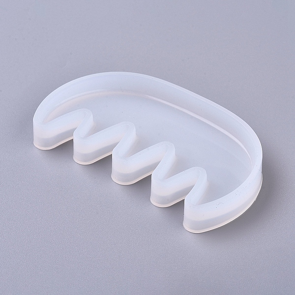 

PandaHall DIY Crown Shape Silicone Molds, Resin Casting Molds, For UV Resin, Epoxy Resin Jewelry Making, White, 56.5x103x12.8mm, Inner Size...