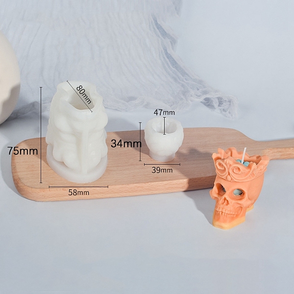 Skull & Brain Candl… - image