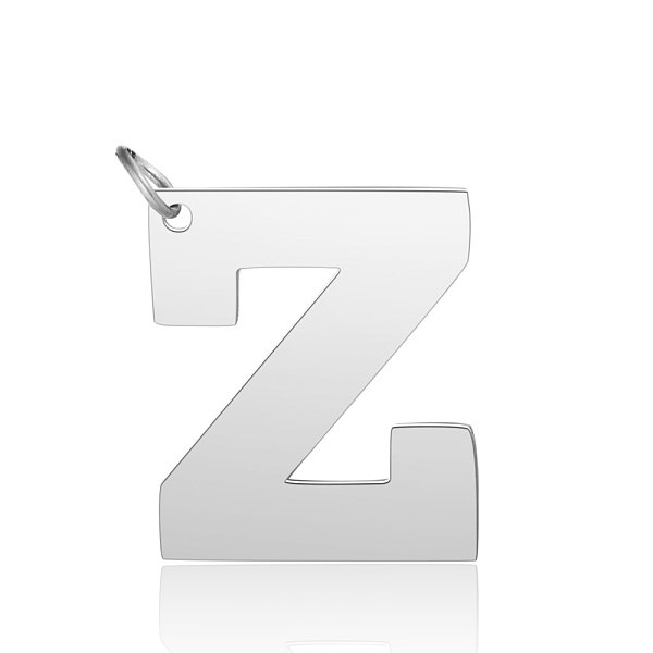 

PandaHall 201 Stainless Steel Pendants, Letter, Letter.Z, 29.5x25x1.5mm, Hole: 4.5mm 201 Stainless Steel Letter Z