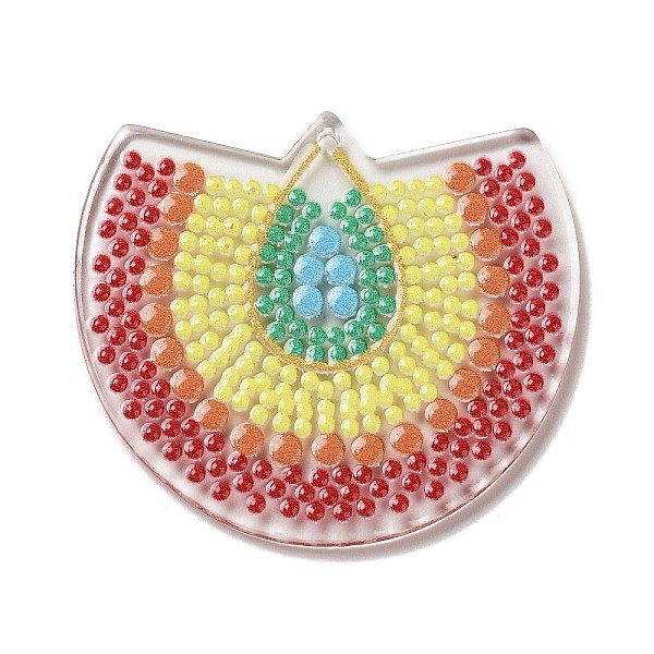 

PandaHall Acrylic Pendants, Fan, 37x41.5x2.5mm, Hole: 1mm Acrylic Fan
