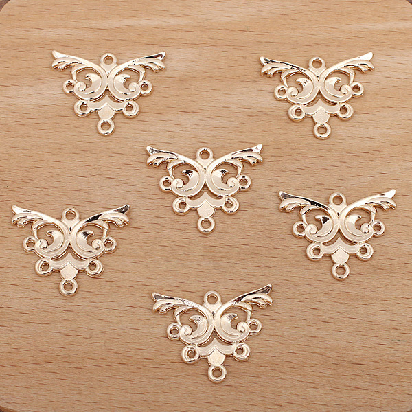 

PandaHall Alloy Chandelier Component Links, Long-Lasting Plated, Light Gold, 20x26mm Alloy Others