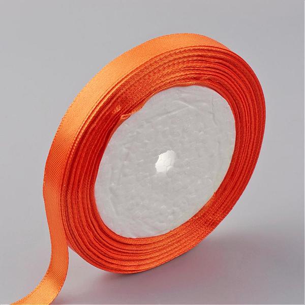 

PandaHall Single Face Satin Ribbon, Polyester Ribbon, Dark Orange, 1 inch(25mm) wide, 25yards/roll(22.86m/roll), 5rolls/group...