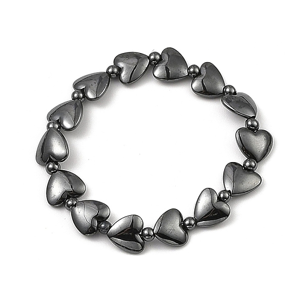 Synthetic Non-Magnetic Hematite Beaded Bracelets