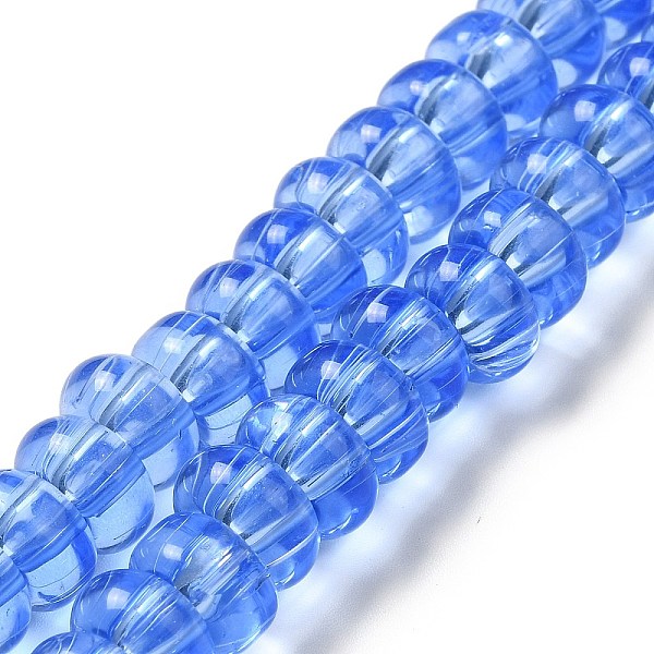 

PandaHall Handmade Lampwork Beads Strands, Rondelle, Cornflower Blue, 9~10x4.5~5mm, Hole: 2.5~3mm, about 68~71pcs/strand, 14.17~16.14 inch...
