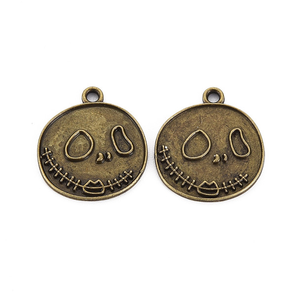 

PandaHall Tibetan Style Alloy Pendant Enamel Settings, Cadmium Free & Lead Free, Halloween, Ghost, Antique Golden, 22.5x20x1mm, Hole: 1.8mm...