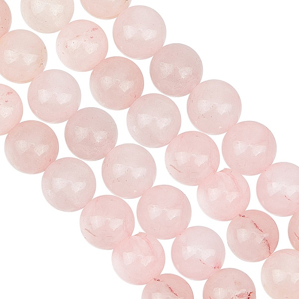 

PandaHall GOMAKERER 2 Strands Natural Rose Quartz Dyed Beads Strands, Round, 8~8.5mm, Hole: 1mm, about 47pcs/strand, 14.84~14.96 inch...