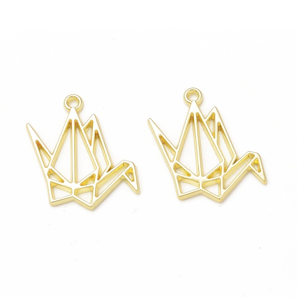 

PandaHall Rack Plating Alloy Paper Crane Open Back Bezel Pendants, For DIY UV Resin, Epoxy Resin, Pressed Flower Jewelry, Cadmium Free &...