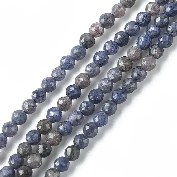 

PandaHall Natural Sapphire Beads Strands, Faceted, Round, 2~2.5mm, Hole: 0.6mmabout 167~173pcs/strand, 15.12~15.63 inch(38.4~39.7cm)...