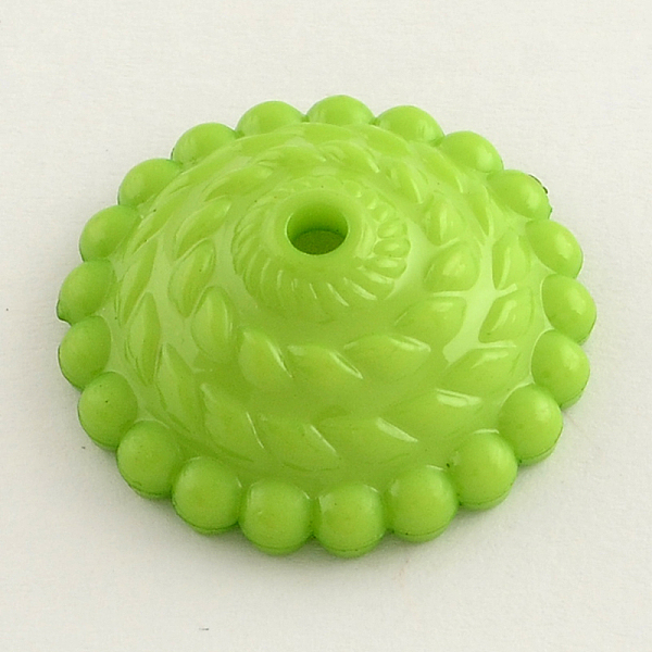 

PandaHall Opaque Acrylic Flower Bead Caps, Apetalous, Mixed Color, 26x7mm, Hole: 3mm Acrylic Multicolor