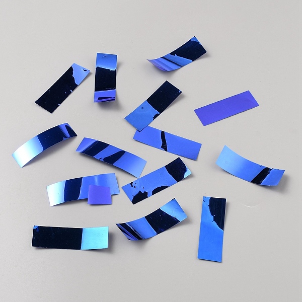 

PandaHall Tissue Aluminum Wedding Party Table Decorations, Rectangle, Blue, 45x16x0.1mm, 19230pcs/bag Aluminum Rectangle Blue