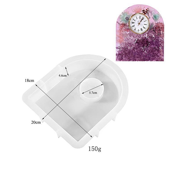 DIY Silicone Clock Display Decoration Molds