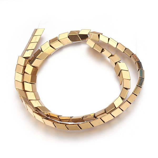 

PandaHall Electroplated Non-magnetic Synthetic Hematite Beads Strands, Polish, Arrow, Golden Plated, 8x8.5x4mm, Hole: 1mm, about...
