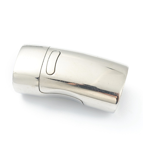 

PandaHall 304 Stainless Steel Magnetic Clasps with Glue-in Ends, Rectangle, Stainless Steel Color, 27x13x9.5mm, Hole: 7x11mm 304 Stainless...