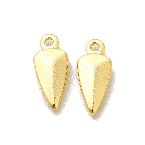 

PandaHall Brass Charms, Cadmium Free & Lead Free, Teardrop Charm, Real 24K Gold Plated, 10.5x4.5x2mm, Hole: 1mm Brass Teardrop
