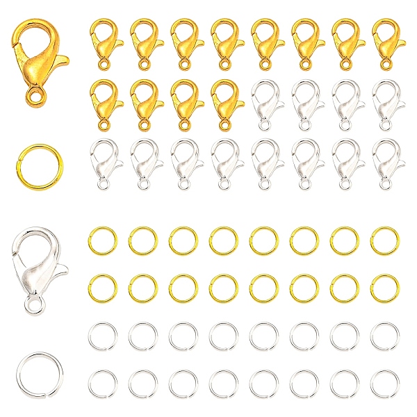 200Pcs Zinc Alloy Lobster Claw Clasps