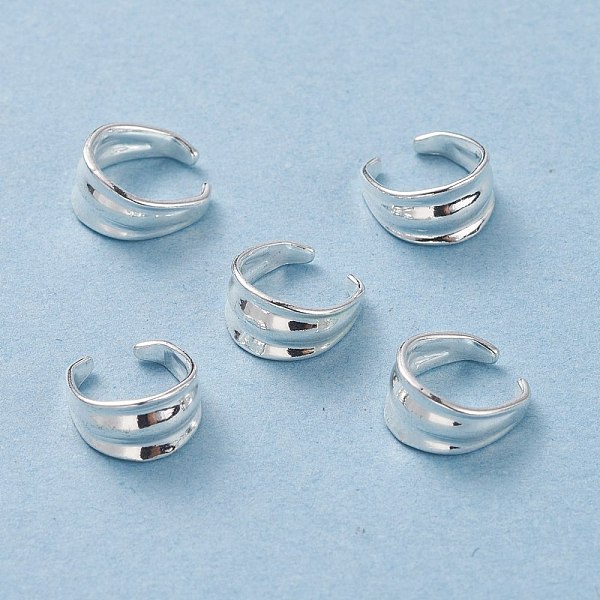 

PandaHall 304 Stainless Steel Snap on Bails, Silver, 8x8x4.5mm, Inner: 7x6mm 304 Stainless Steel