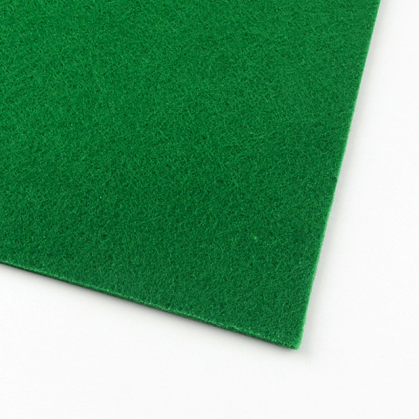 

PandaHall Non Woven Fabric Embroidery Needle Felt for DIY Crafts, Green, 30x30x0.2~0.3cm, 10pcs/bag Cloth Green