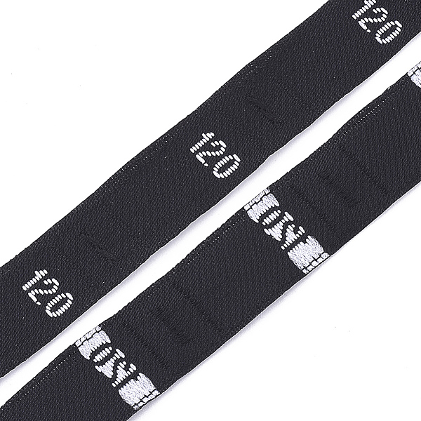 

PandaHall Clothing Size Labels(120), Garment Accessories, Size Tags, Black, 12.5mm, about 10000pcs/bag Cloth Black