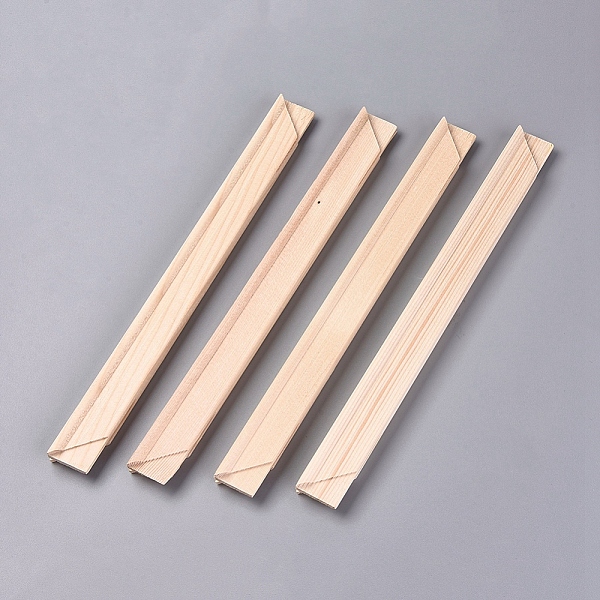 

PandaHall Solid Wood Stretcher Bars, for Canvas Art or Needlepoint, Blanched Almond, 300x27x14.5mm Wood Orange