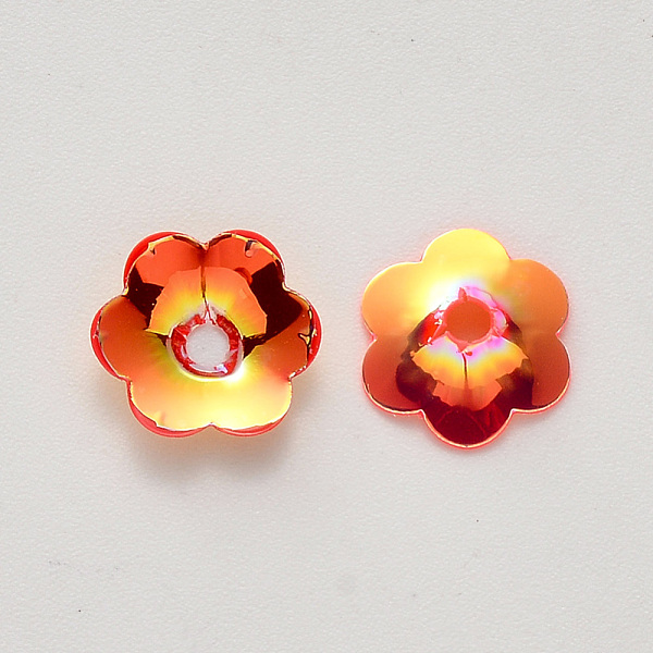 

PandaHall Ornament Accessories, PVC Plastic Paillette/Sequins Beads, Flower, Mixed Color, 10.5x2.5mm, Hole: 1.8mm, about 15000pcs/500g. PVC..., Multicolor