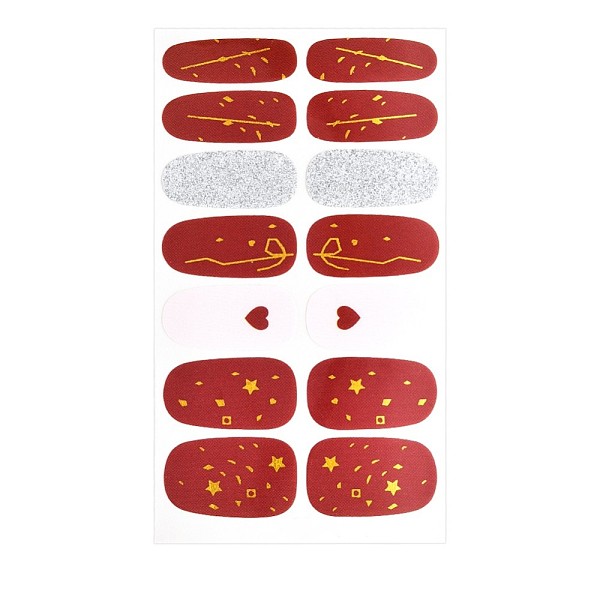 

PandaHall Full Wrap Gradient Nail Polish Stickers, Self-adhesive, for Fingernails Toenails Nail Tips Decoration, Colorful, 10x5.5cm Paper...